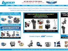 Tablet Screenshot of lyncopro.com